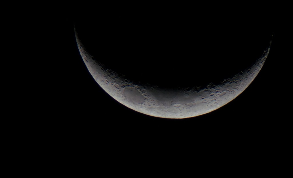 The Moon with my NEX 5N through a telescope