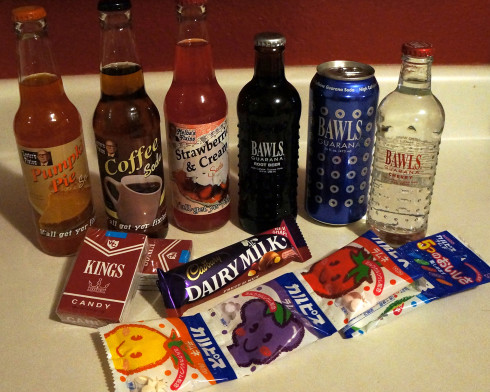 Our haul from a trip to Rocket Fizz Soda Pop and Candy Shops