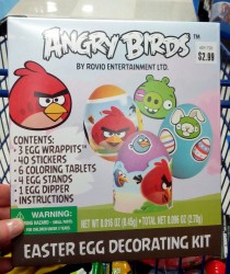 Angry Birds Easter egg decorating kit