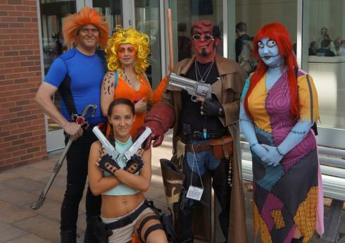 GenCon 2013 cosplay Hellboy Sally Thundercats Lara Croft