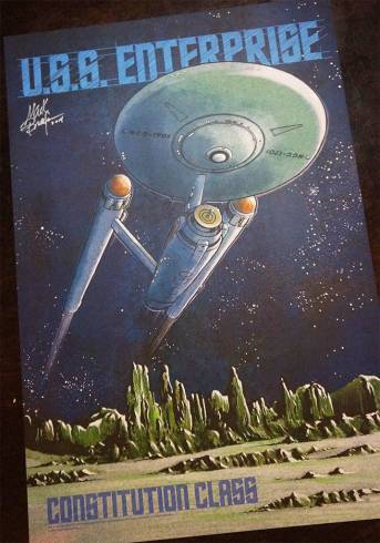 Star Trek Enterprise Poster Full Size Artwork