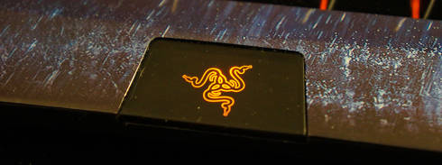 Razer Blackwidow orange Logo