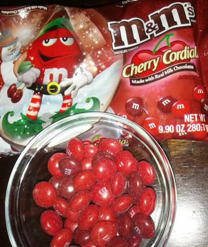 cherry cordial m&ms