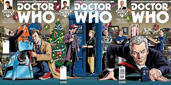 Doctor Who Christmas Comic Covers Preview Awkward Geeks