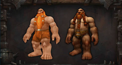 World of Warcraft Dwarf character redesign