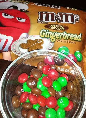gingerbread m&ms