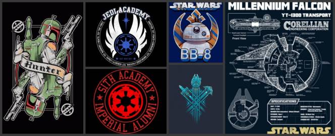 star wars shirts group