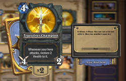 Truesilver Champion flavor text