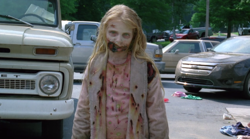 walking dead pilot zombie girl 1