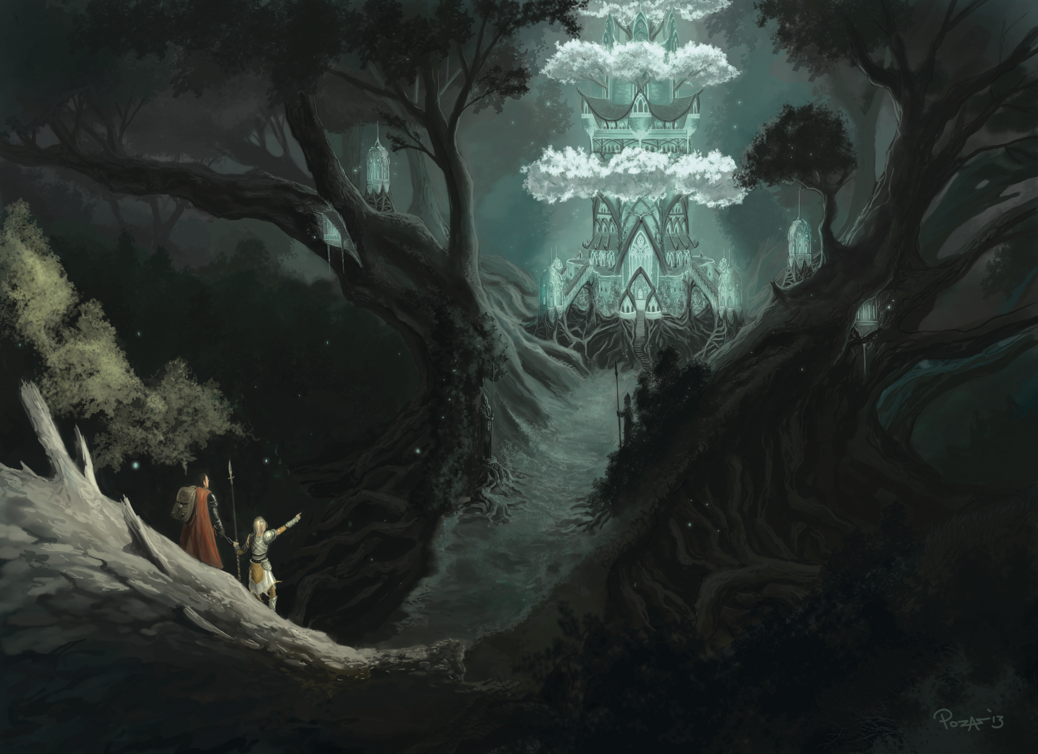Царство теней как играть. Feywild. Царство фей ДНД. Царство фей арт ДНД. Feywild DND.